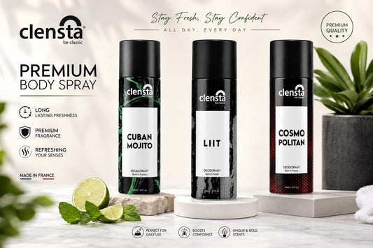 Clensta Premium Body Spray – Cuban Mojito Deodorant (150 ml