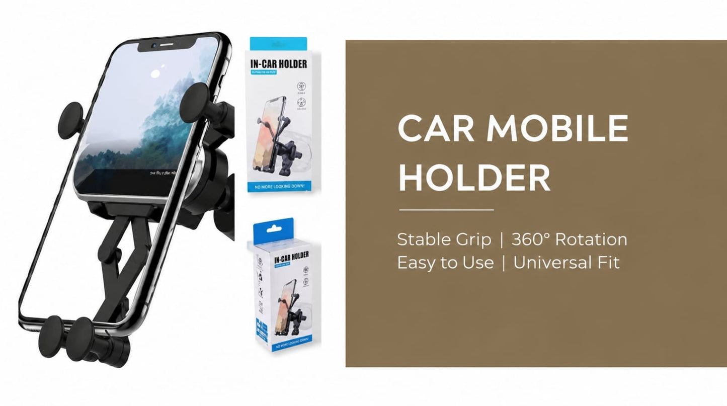 Car Mobile Holder (Air Vent Mount)