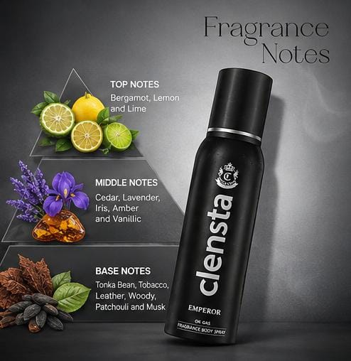 Clensta Deodorant Body Spray (150 ml Each) – Pack of 2 | Long Lasting Freshness | 2X Advance Formula