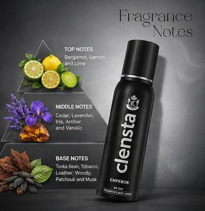 Clensta Deodorant Body Spray (150 ml Each) – Pack of 2 | Long Lasting Freshness | 2X Advance Formula