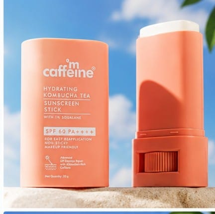*mCaffeine Hydrating Kombucha Tea Sunscreen Stick (SPF 60 PA++++)*