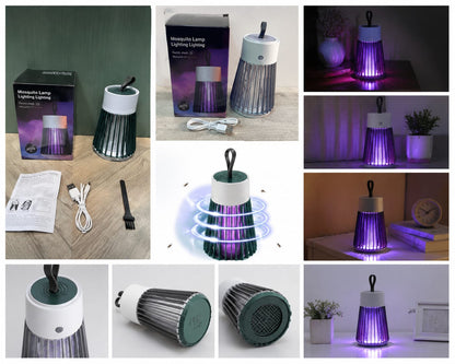 USB Rechargeable Mosquito Killer Lamp | Electric Mosquito Trap | Portable Insect Killer Night Lamp
