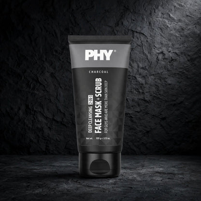 PHY Charcoal Face Mask + Scrub