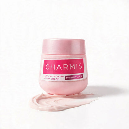 Charmis Deep Nourishing Cold Cream with Vitamin A, C & E | For Soft, Glowing & Hydrated Skin | All Skin Types
