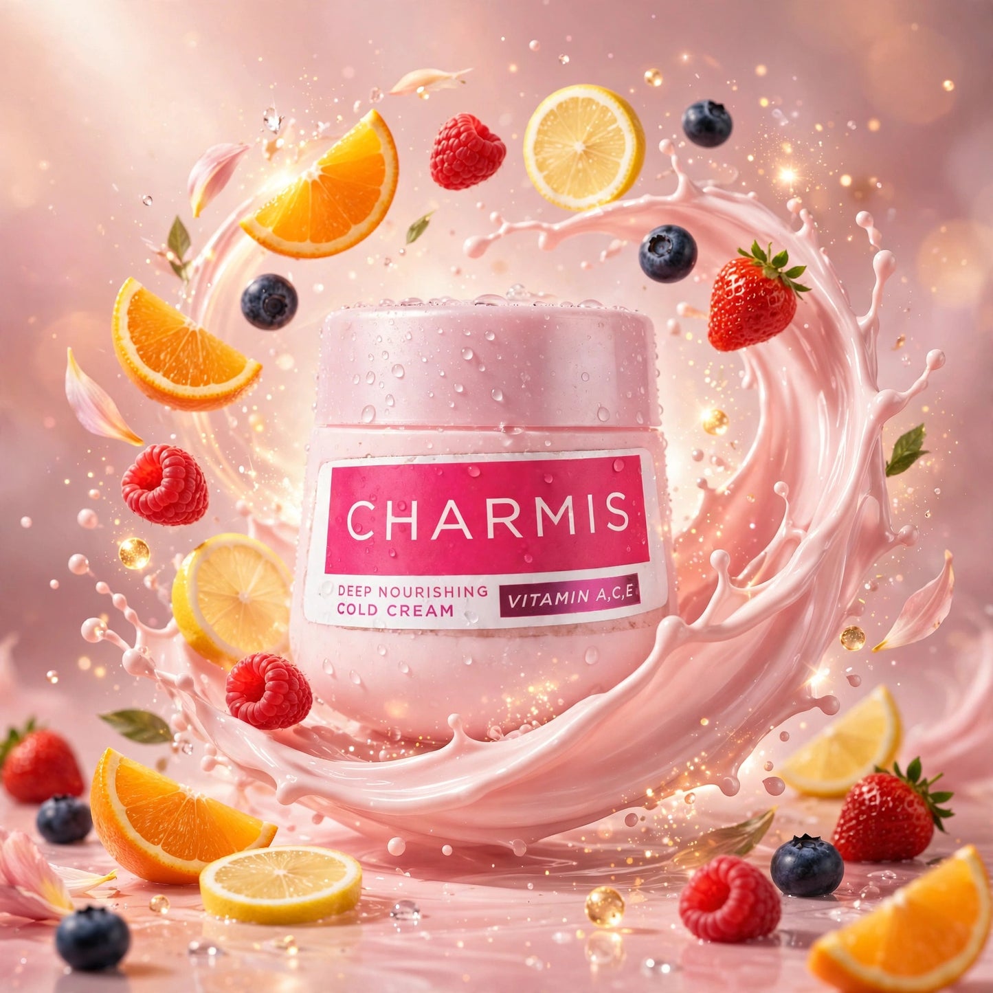Charmis Deep Nourishing Cold Cream with Vitamin A, C & E | For Soft, Glowing & Hydrated Skin | All Skin Types