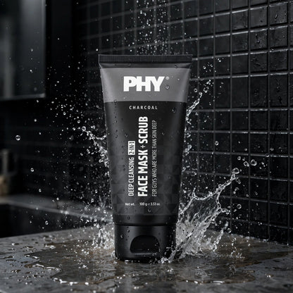 PHY Charcoal Face Mask + Scrub