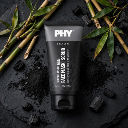 PHY Charcoal Face Mask + Scrub